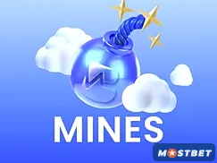 Mobil tətbiqdə Mines oyunu